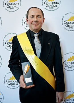 Franck Bergeronneau, lauréat du Prix d’Excellence 2014 du Concours Général Agricole